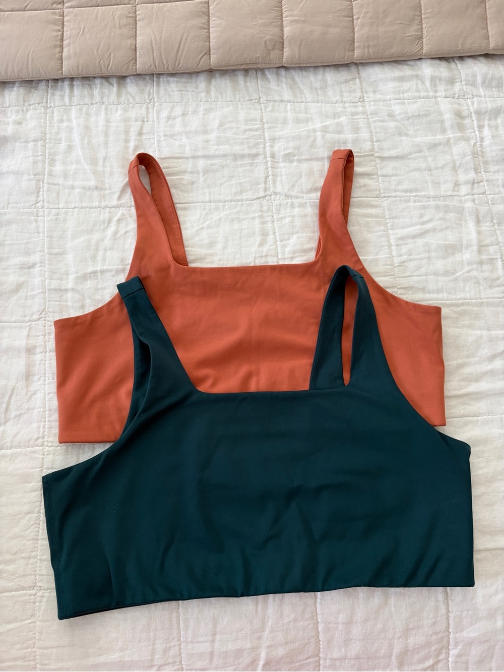 Girlfriend Collective Square-Neck Bra Top Bundle